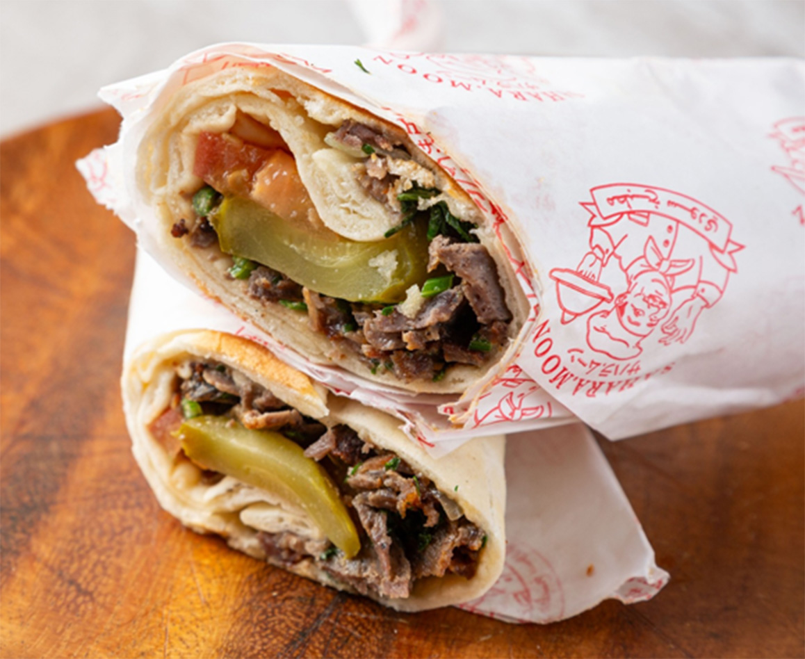 ビーフシャワルマ サンド/BEEF SHOWARMA SANDWICH